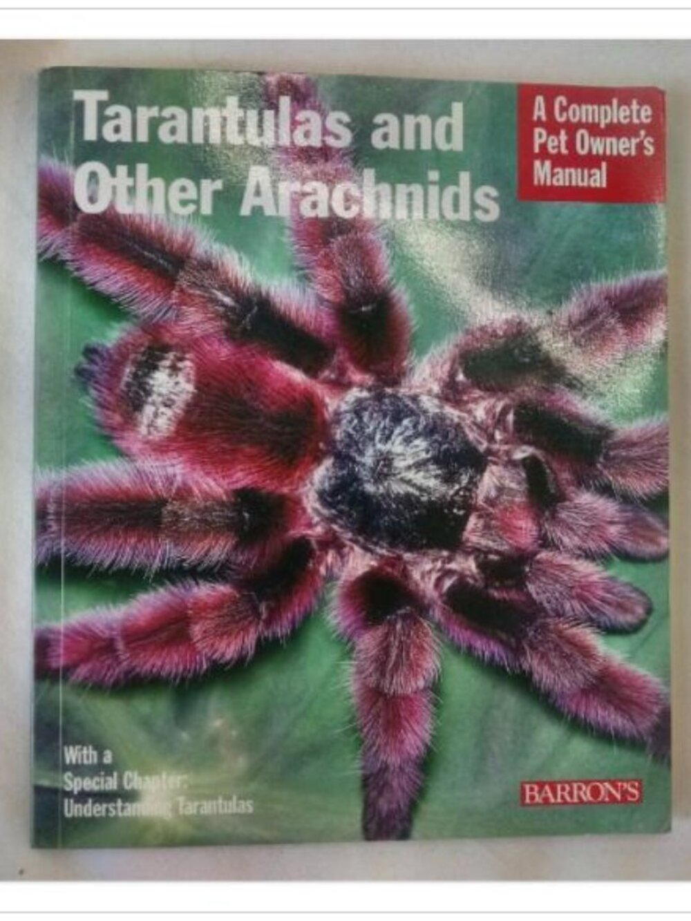 Tarantulas and Other Arachnids A Complete Pet Owner's Manual Barron's PB